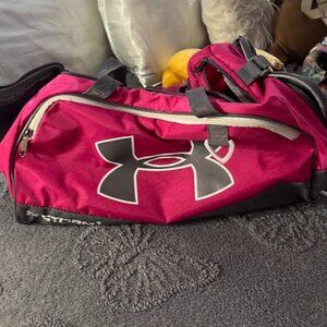 🎒 Pink Under Armour Duffel Bag
